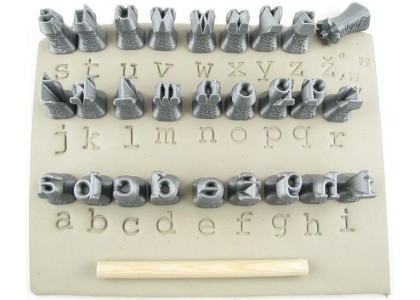 Relyef Tools: Alphabet Lowercase 10mm - Courier