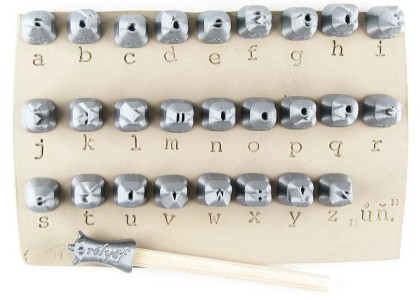 Relyef Tools: Alphabet Lowercase 6mm - Courier