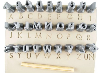 Relyef Tools: Alphabet Uppercase 10mm - Futura