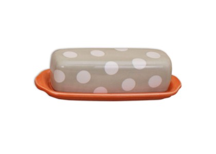 Single Butter Dish: 3/cs: 8x3.75