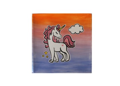 Pretty Unicorn Plate