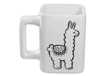 Fluffy Llama Mug